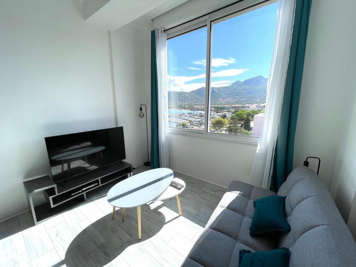 Calvi T2 Climatise, Wifi, Centre-Ville, A Proximite Plage, Commerces, Taxi & Gare, Vue Plage & Montagne Екстер'єр фото